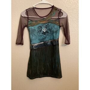 NWOT Disney Parks Descendants Uma Costume Villains Ursula Sea Witch Pirate S 7/8